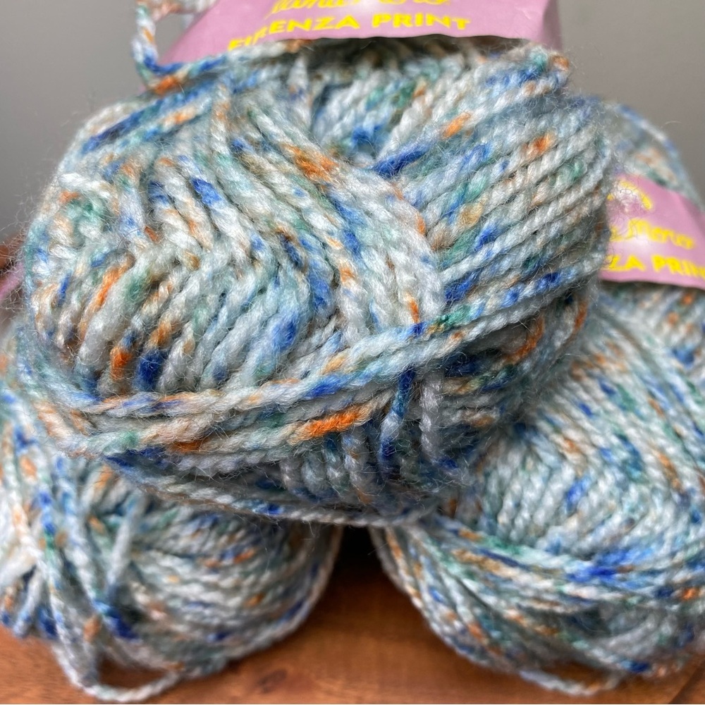 Vintage Lana Moro FIRENZA PRINT bundle of 3 skeins - Picture 5 of 7